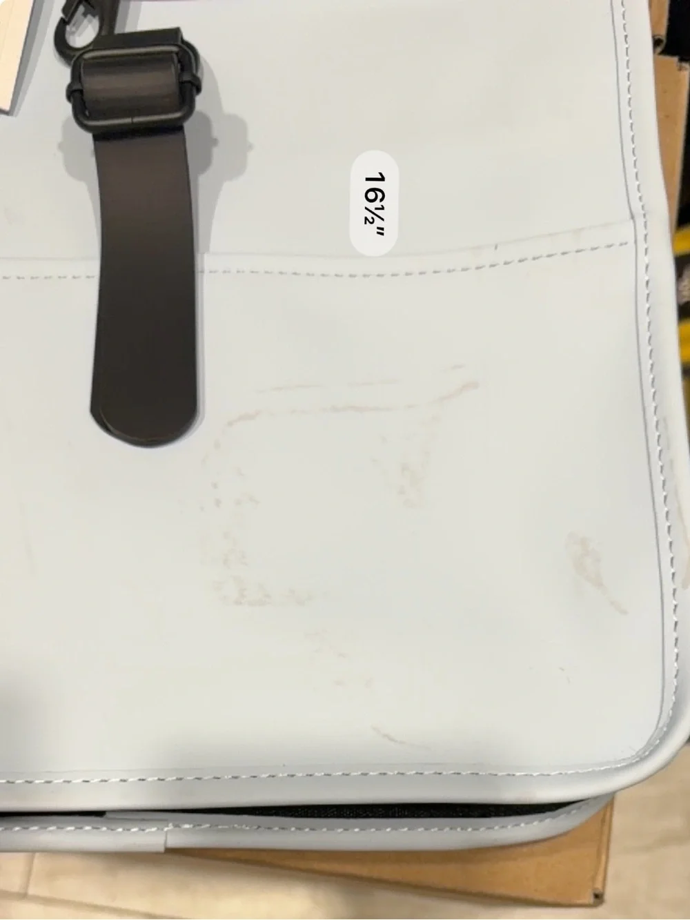 Rains Sky blue Backpack Mini NWT w/ a few scuff marks.Pics part of description